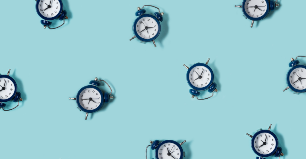alarm clock collage